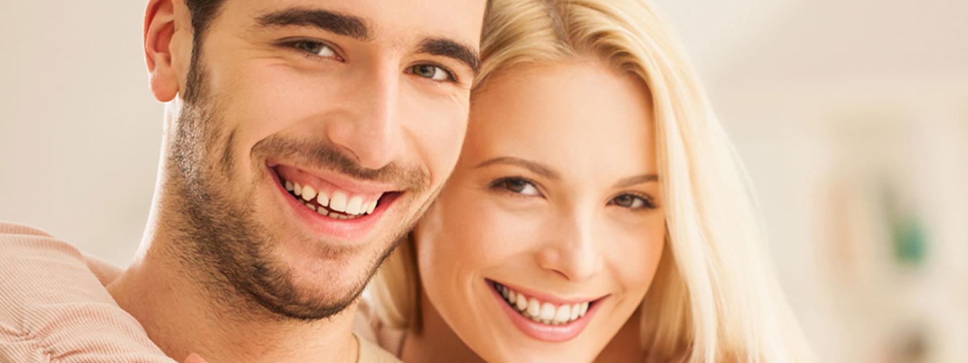 Nice couple smiling