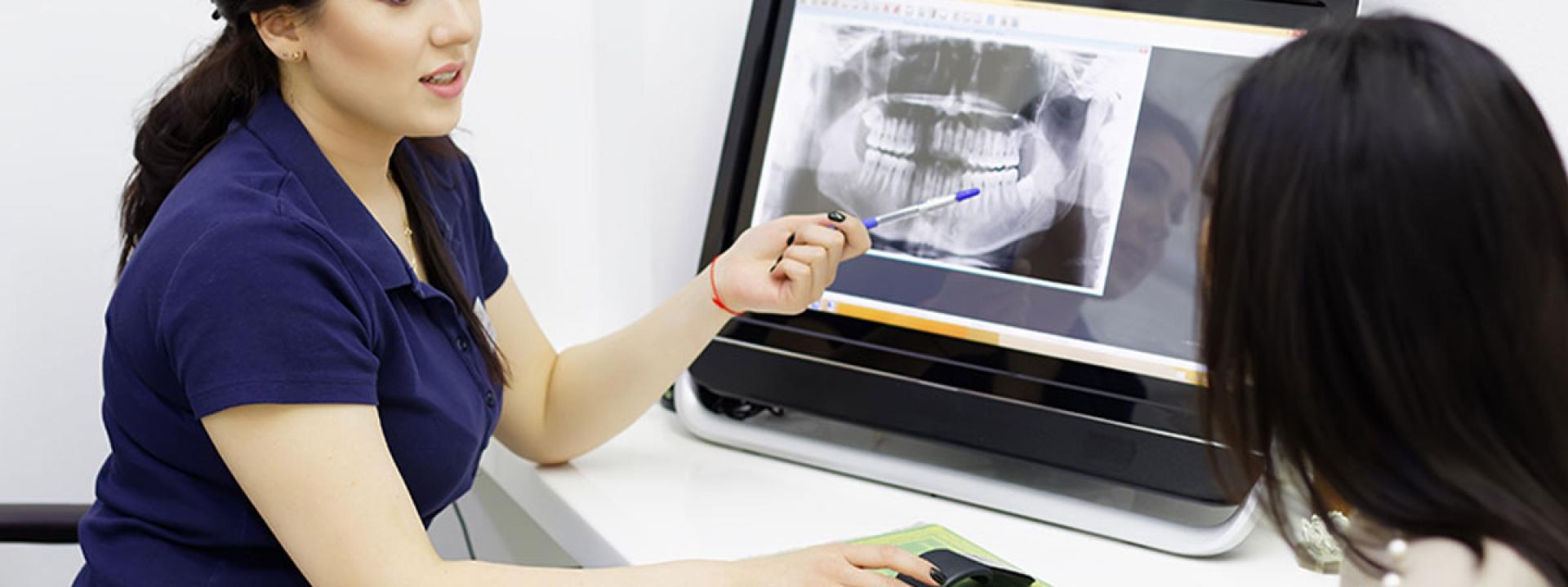 Dentist explain the treatments