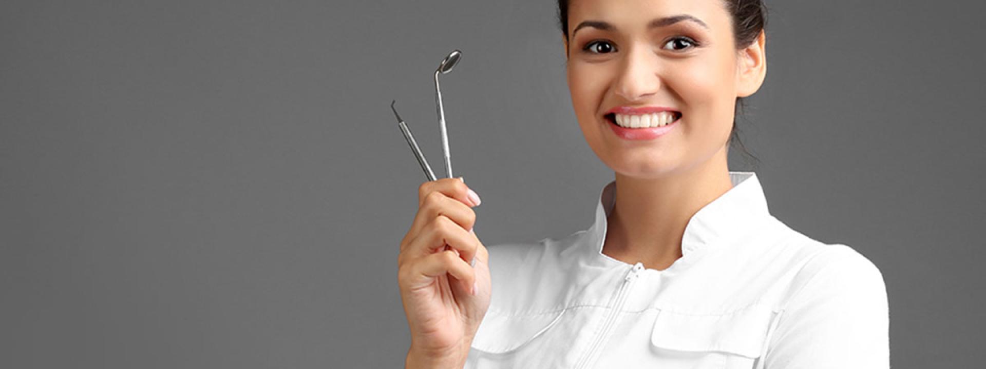 Patient in the dental