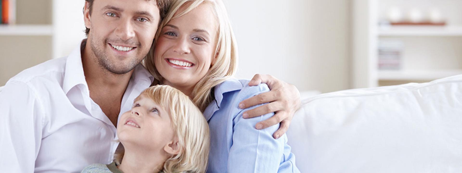 Beautiful happy family