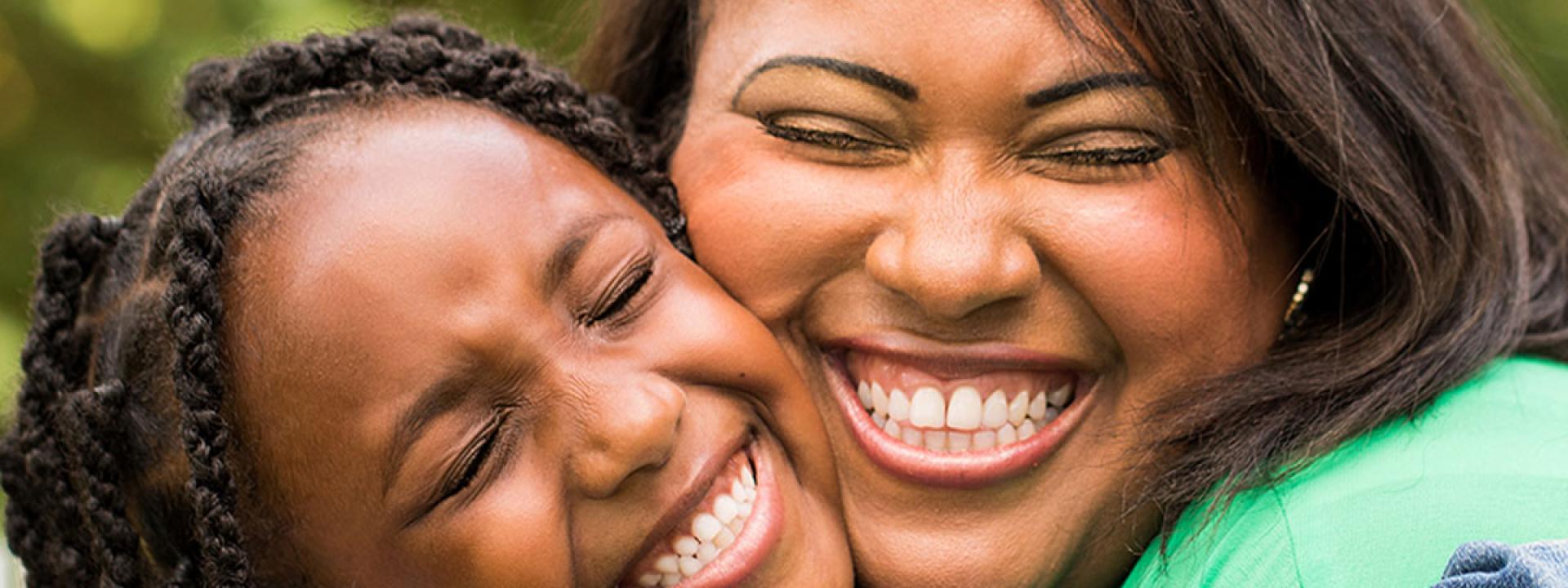 Mom and daughter
