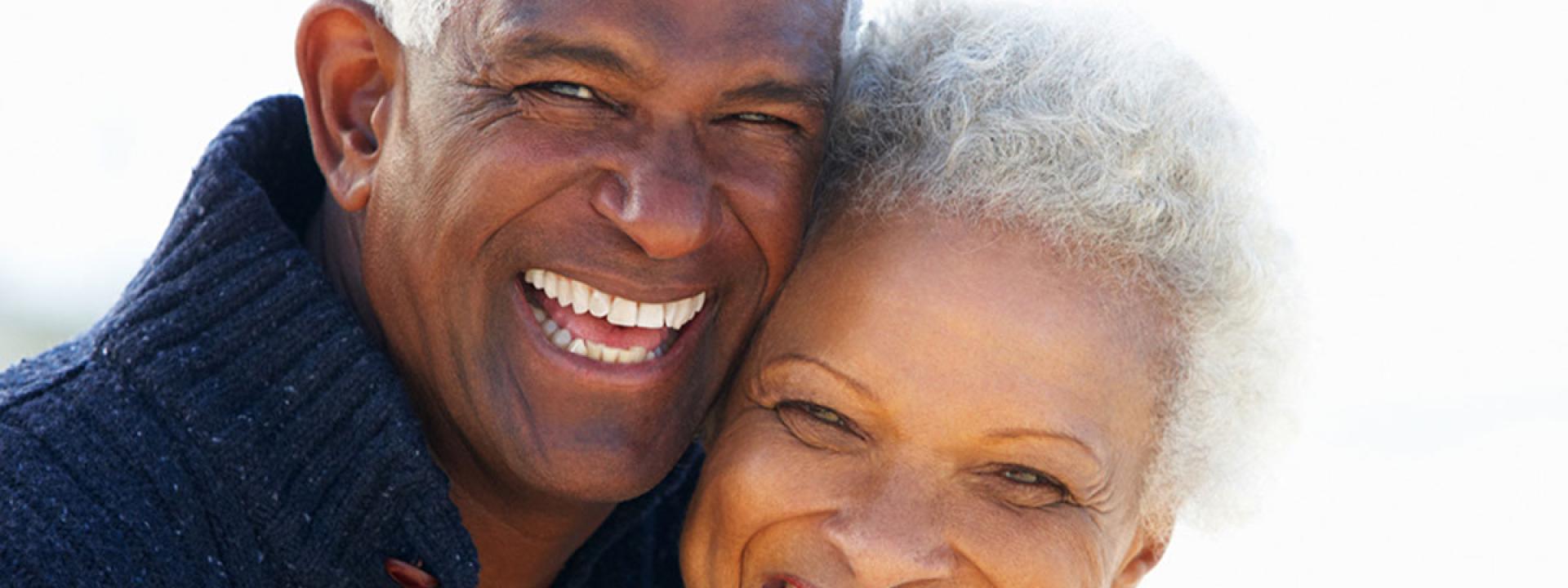 Beautiful old couple