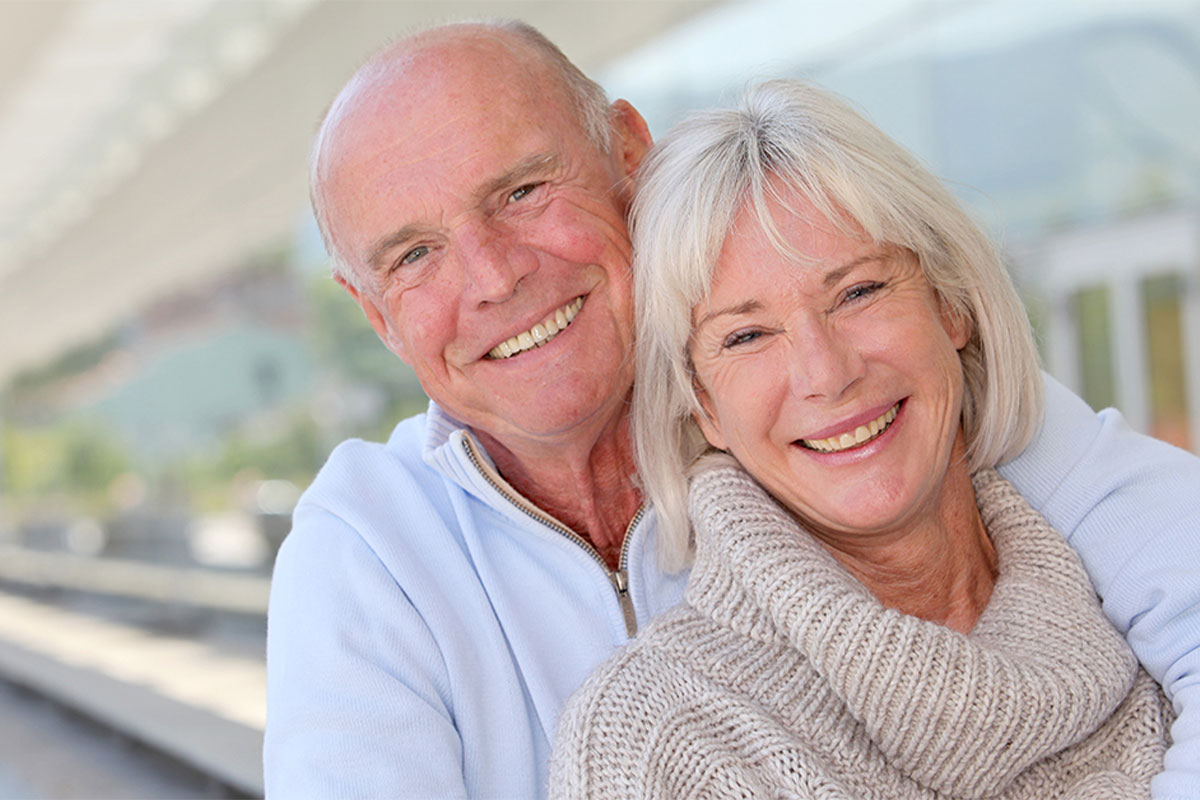 Beautiful old couple