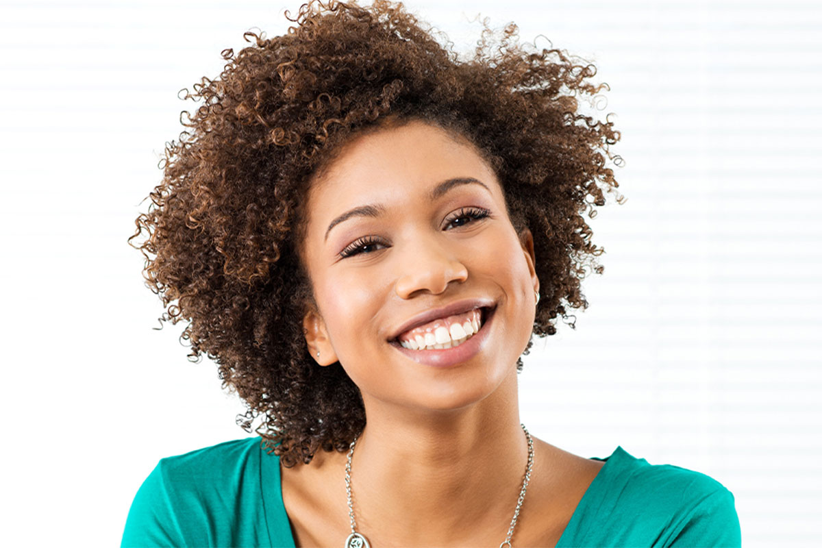 Beautiful woman smiling