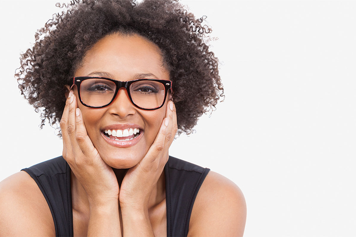 Beautiful woman smiling