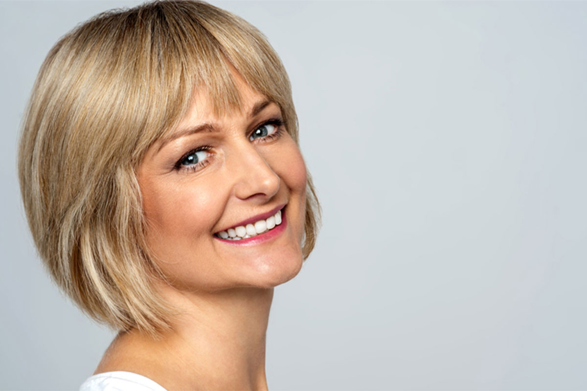 Beautiful woman smiling